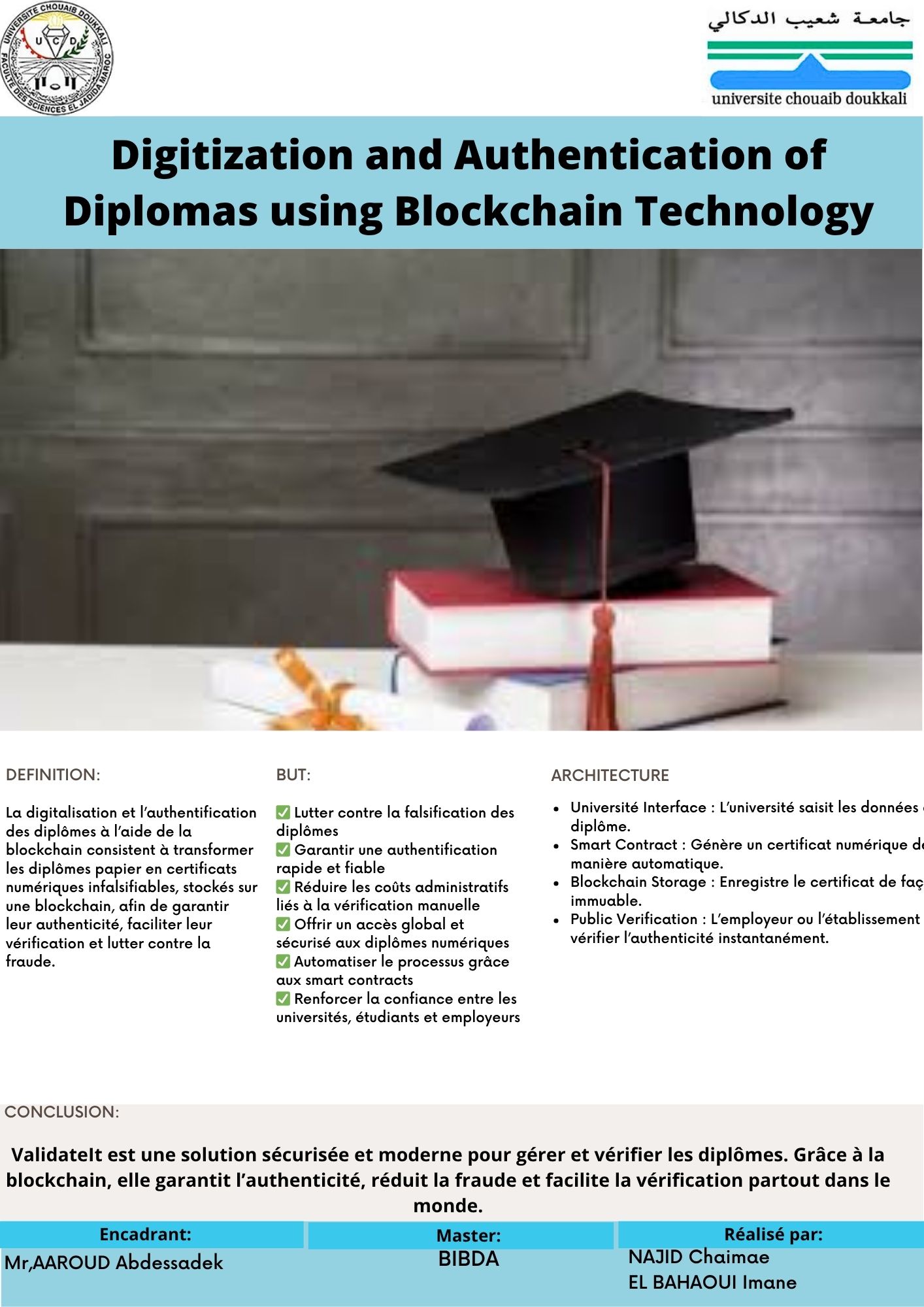 Digitization and Authentication of Diplomas using Blockchain Technology