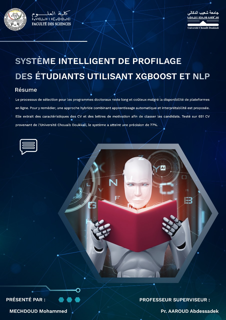 Intelligent Student Profiling System Using XGBoost and NLP